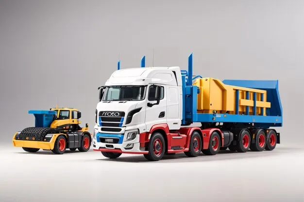47867 inspecting diecast trucks