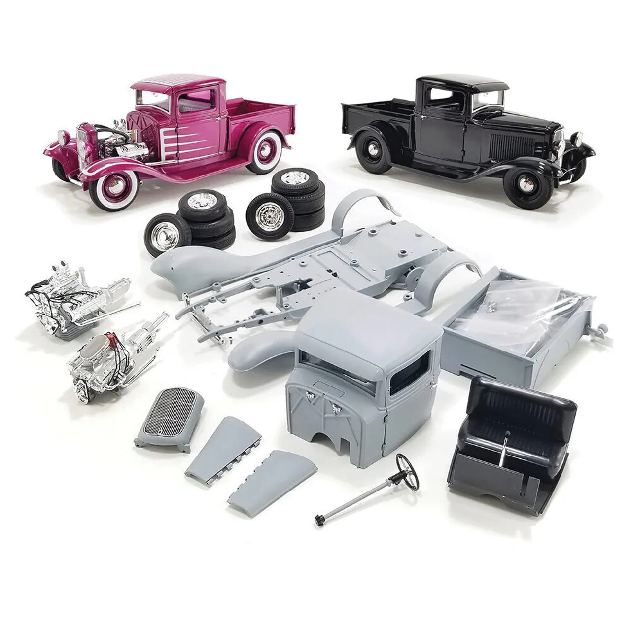 47900 diecast truck model detailing