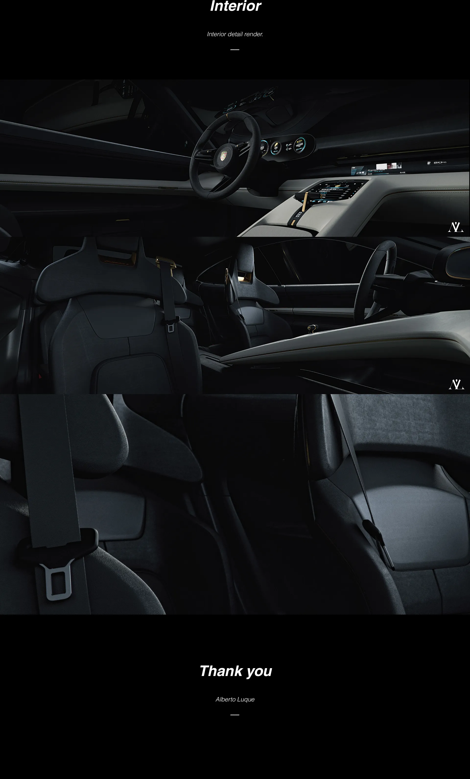 47925 porsche mission e diecast exterior