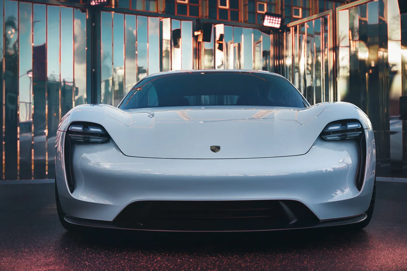 47925 porsche mission e diecast interior