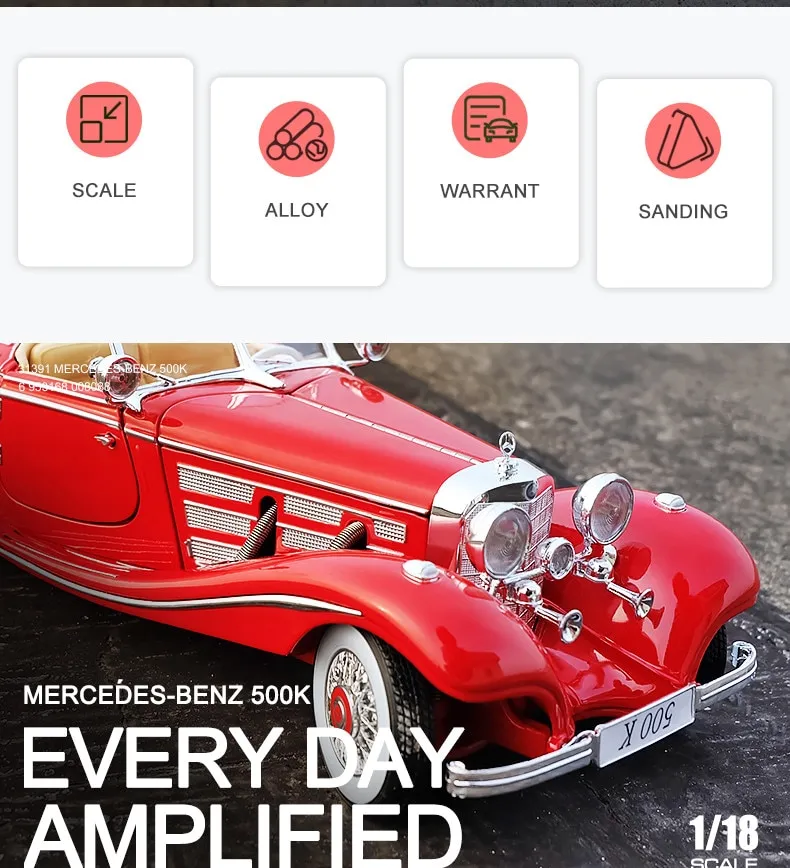 47946 mercedes 500 diecast 500 sel