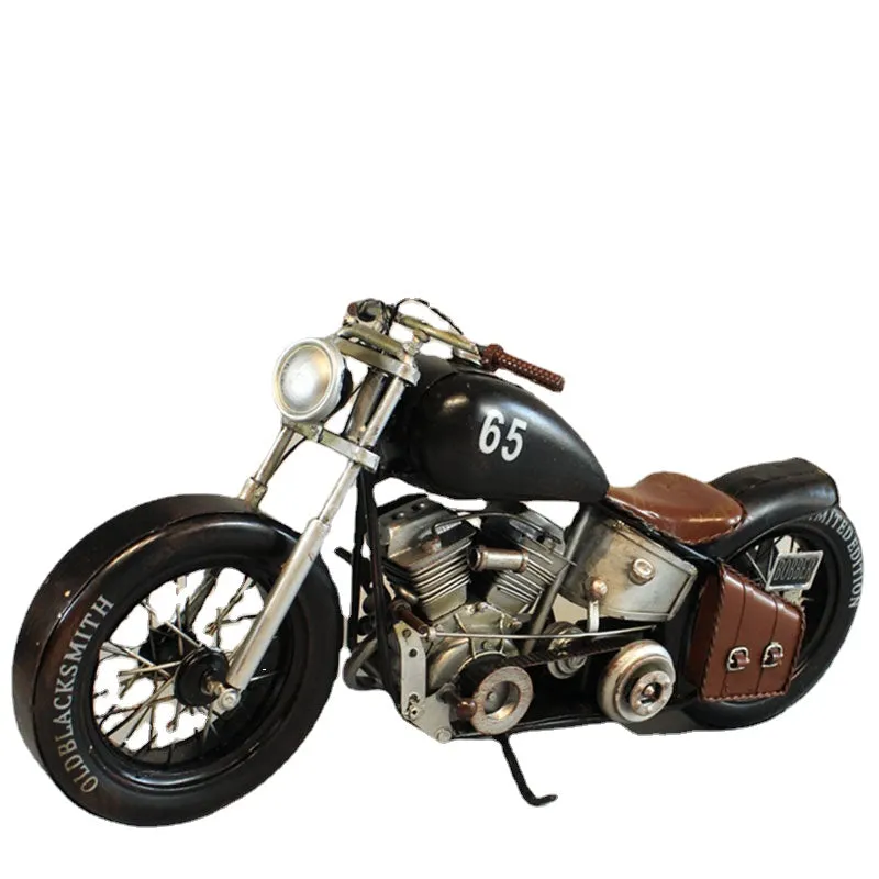 48037 diecast motorcycle closeup